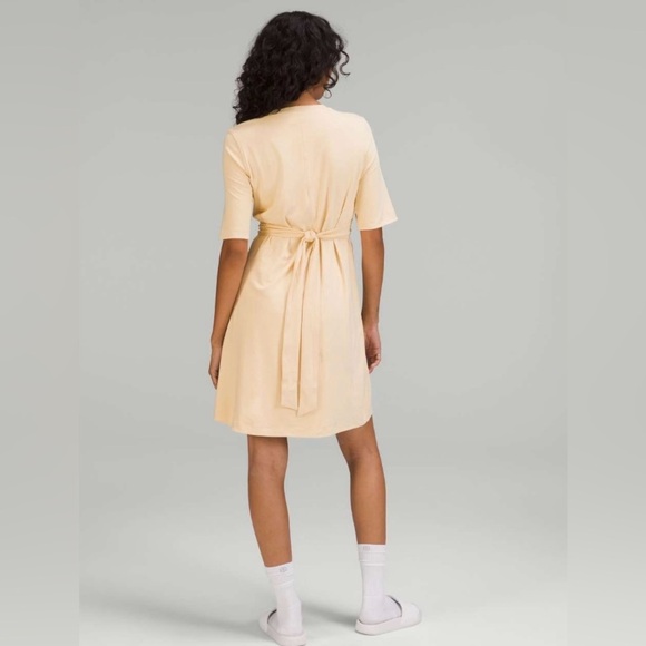 Lululemon cotton wrap front t-shirt dress size 10 new with tags - Picture 2 of 7